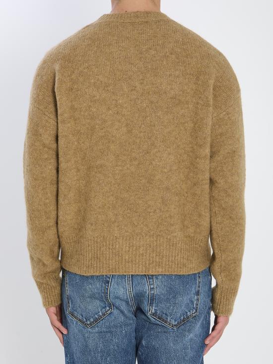 25FW 아미 스웨터 HKS824KN0021 280 CAMEL - AMI