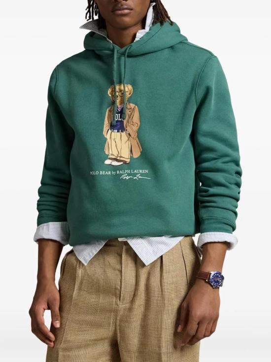 25FW 폴로 랄프로렌 후드 티셔츠 710973162 001 GREEN - POLO RALPH LAUREN