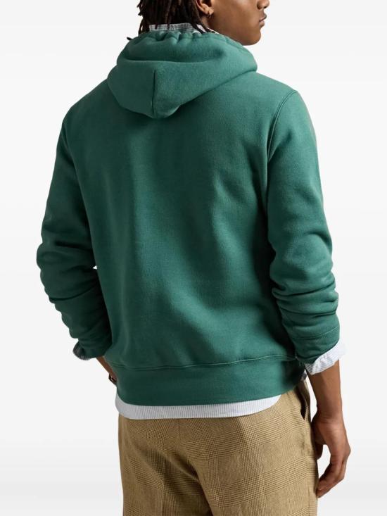 25FW 폴로 랄프로렌 후드 티셔츠 710973162 001 GREEN - POLO RALPH LAUREN