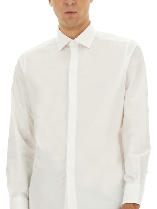 25FW 에르메네질도제냐 긴팔 셔츠 204100A2 9MFCMTG WHITE - ERMENEGILDO ZEGNA