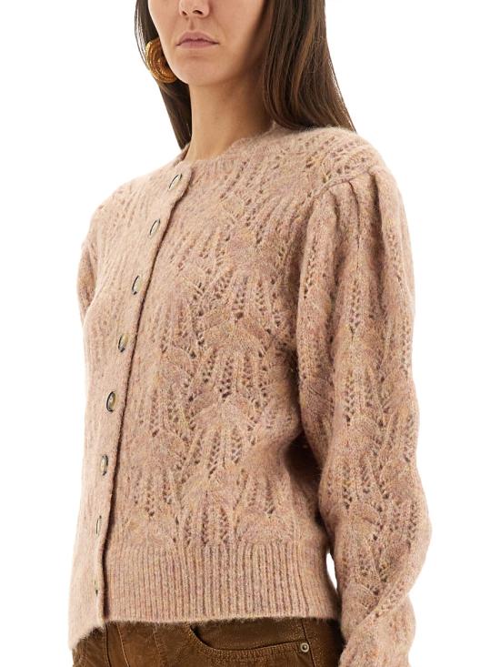 25FW 이자벨마랑에뚜왈 맥신 알파카 블랜드 가디건 CA0114FA C3L08EMUBE BEIGE - ISABEL MARANT ETOILE