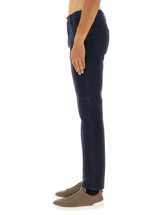 25FW 에르메네질도제냐 스트레이트 팬츠 UGIB9A2 CITYB09 BLACK - ERMENEGILDO ZEGNA