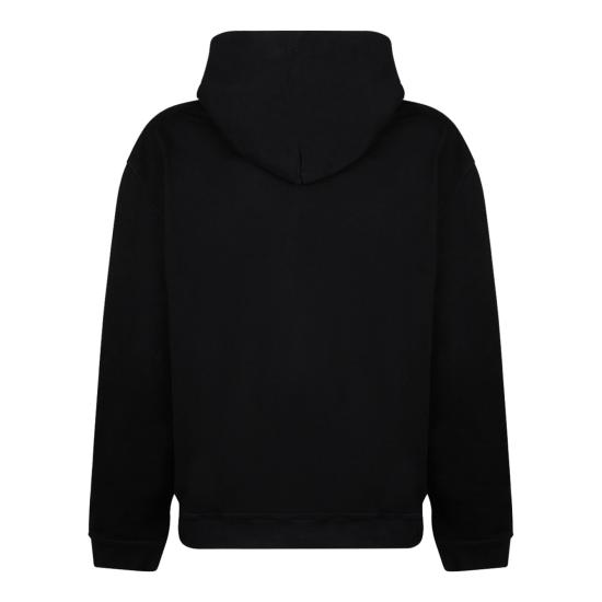 25FW 마르지엘라 업사이드 다운 자수 로고 후드 S50GU0167 S25503962 BLACK - MAISON MARGIELA