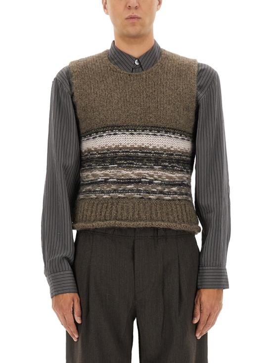 25FW 아워레가시 베스트 M4253PB BLURFAIRISLE MULTICOLOUR