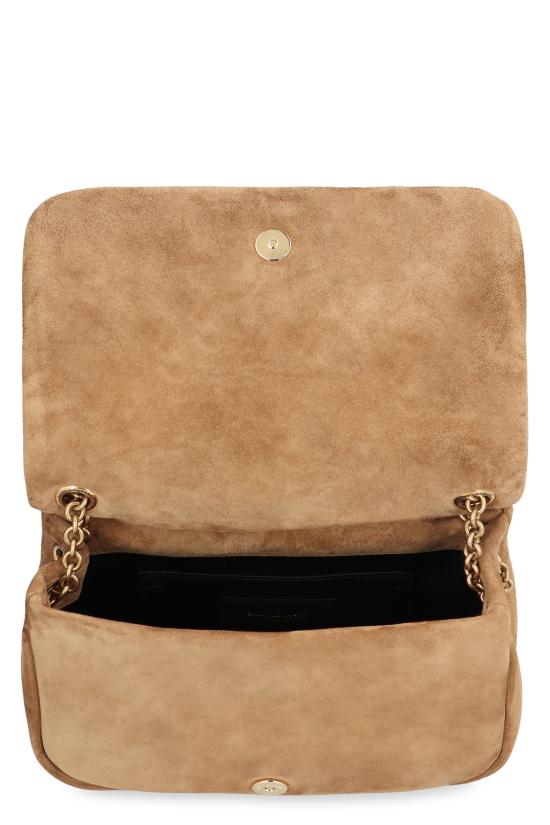 25FW 생로랑 제이미 4.3 미니 스웨이드 숄더백 806025 1U8073194 BROWN - SAINT LAURENT