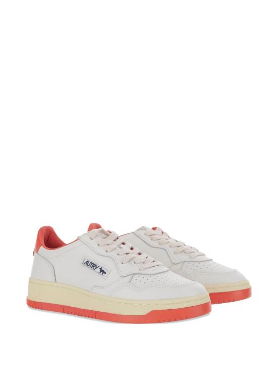 25FW 오트리 X 메종키츠네 스니커즈 AULW MK02 WHITE - AUTRY X MAISON KITSUNE
