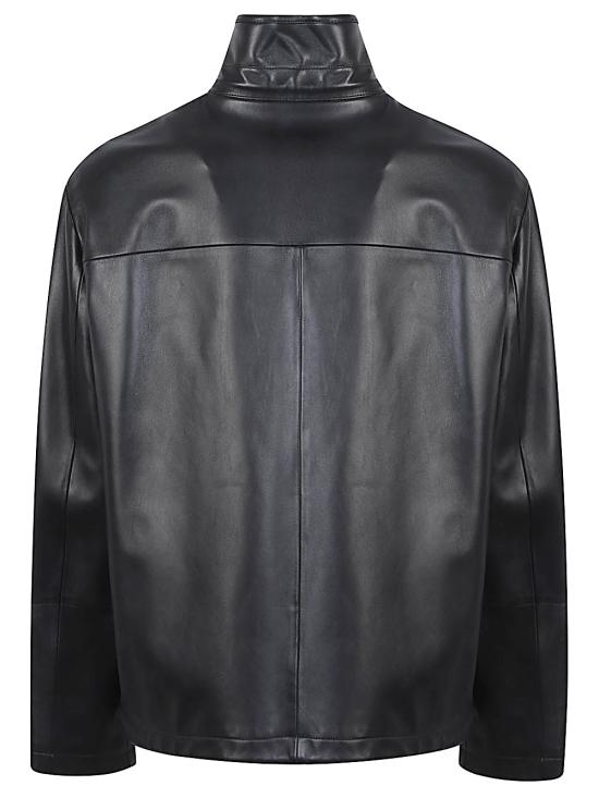 25FW 로에베 가죽 자켓 H526Y34L69 1100 Black - LOEWE