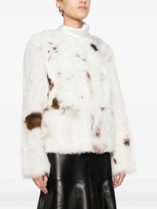 25FW 짐머만 가죽 자켓 4937JF251 CRM Beige - ZIMMERMANN