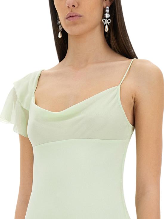 25SS 셀프 포트레이트 미디 원피스 SS25256XG GREEN - SELF PORTRAIT