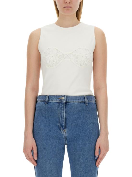  마그다뷰트림 반팔 티셔츠 145524 WHITE