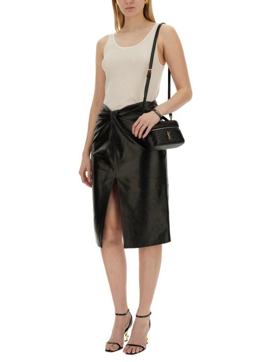  생로랑 반팔 티셔츠 504959 BEIGE - SAINT LAURENT