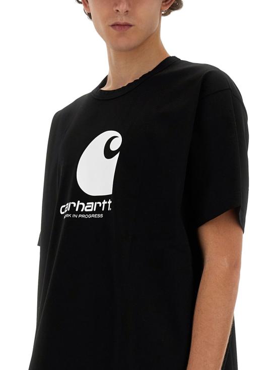  와타나베 준야 반팔 티셔츠 WMT901100 BLACK - JUNYA WATANABE
