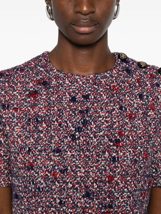 25FW 구찌 트위드 점프수트 837155 ZATNT4956 Blue - GUCCI