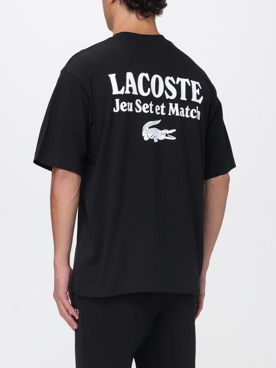 25FW 라코스테 반팔 티셔츠 TH5950 031 Black - LACOSTE