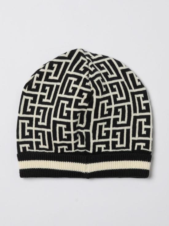 25FW [키즈] 발망 모자 BX0507Z2312 104NE White - BALMAIN