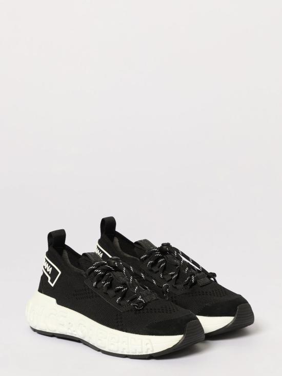 25FW [키즈] 돌체앤가바나 스니커즈 DA5307AW574 8B956 Black - DOLCE & GABBANA