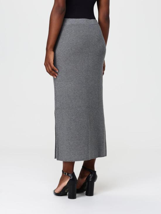 25FW 리우조 롱 스커트 MF5372MS99E 02050 Grey - LIU JO