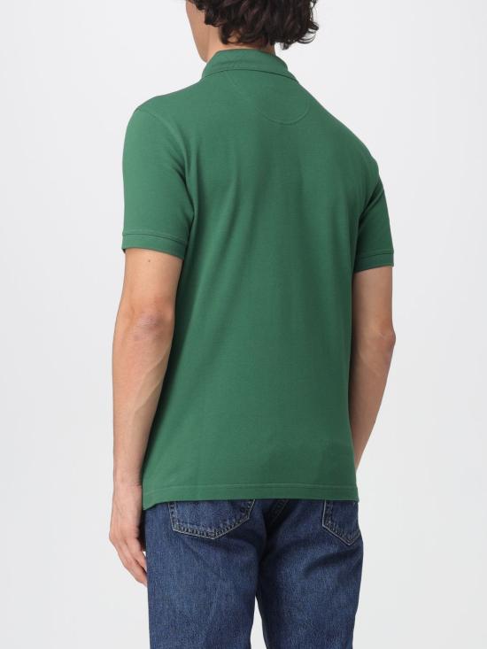 25FW 바버 폴로 티셔츠 MML0012 OL72 Grass Green - BARBOUR