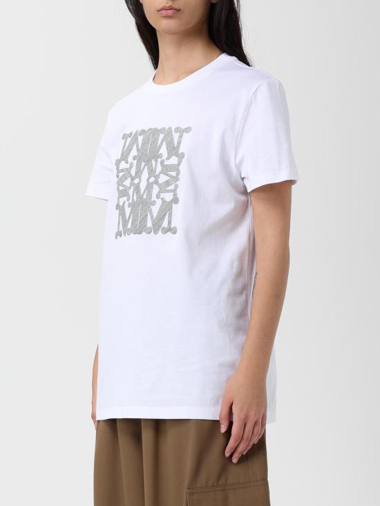 25FW 막스마라 반팔 티셔츠 2521946032600 005 White 1 - MAX MARA