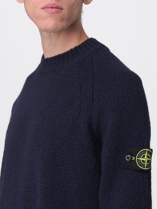 25FW 스톤 아일랜드 스웨터 5100050S00N1 V0020 Blue - STONE ISLAND