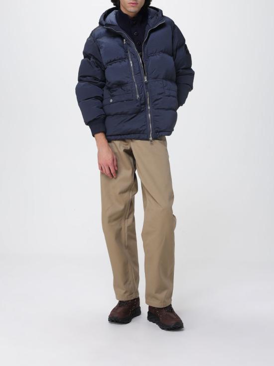 26FW 스톤 아일랜드 램스울 하프집 점퍼 5100040S00A3 V0020 Blue - STONE ISLAND