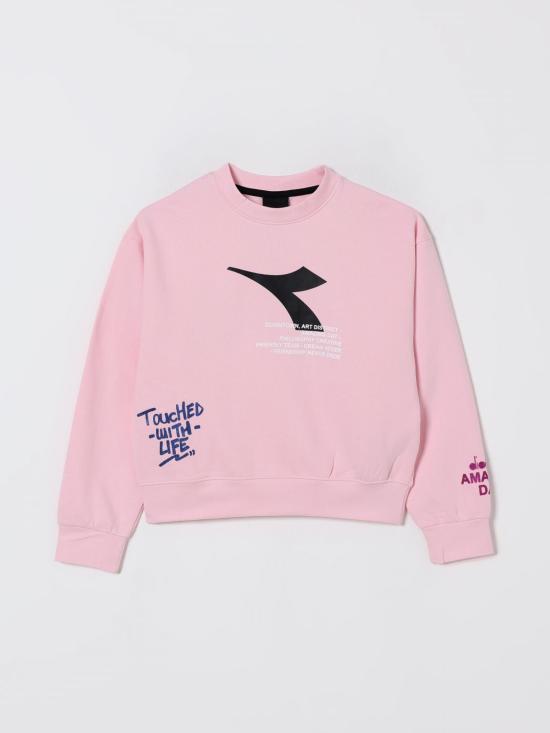 25FW [키즈] 디아도라 헤리티지 풀오버 F5DIJGSW078 042 Pink