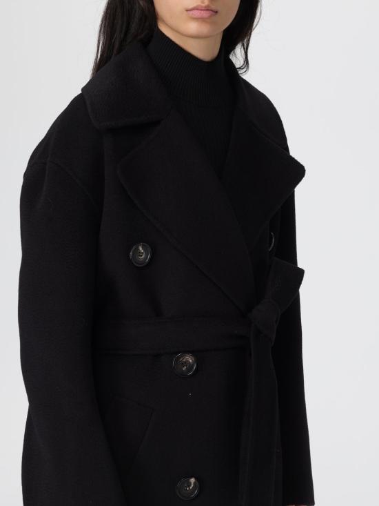 25FW 막스마라 코트 2529016101600 006 Black - MAX MARA