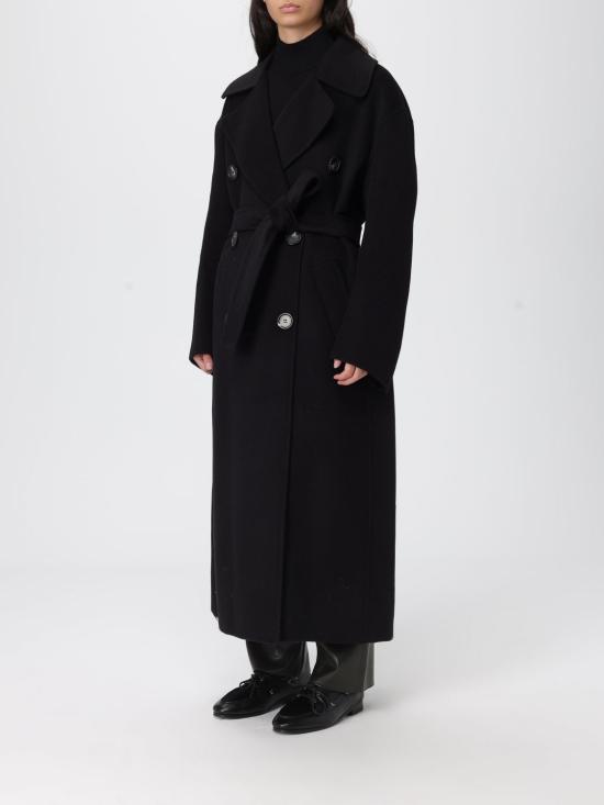 25FW 막스마라 코트 2529016101600 006 Black - MAX MARA