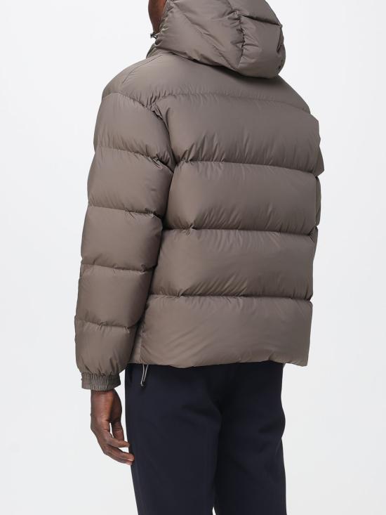 25FW 엠포리오 아르마니 숏패딩 EM003050AF18231 U6189 Beige - EMPORIO ARMANI