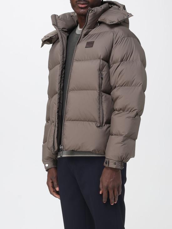 25FW 엠포리오 아르마니 숏패딩 EM003050AF18231 U6189 Beige - EMPORIO ARMANI