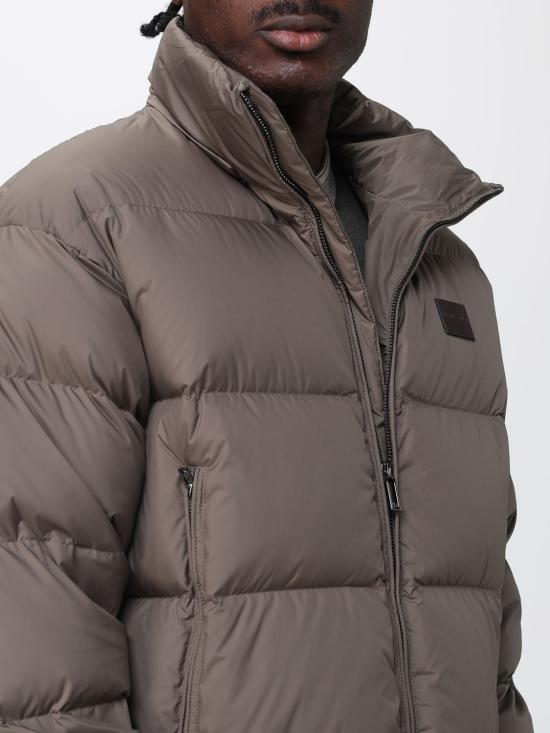 25FW 엠포리오 아르마니 숏패딩 EM003050AF18231 U6189 Beige - EMPORIO ARMANI