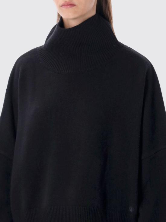 25FW 루루 스튜디오 터틀넥 LUKE Black - LOULOU STUDIO