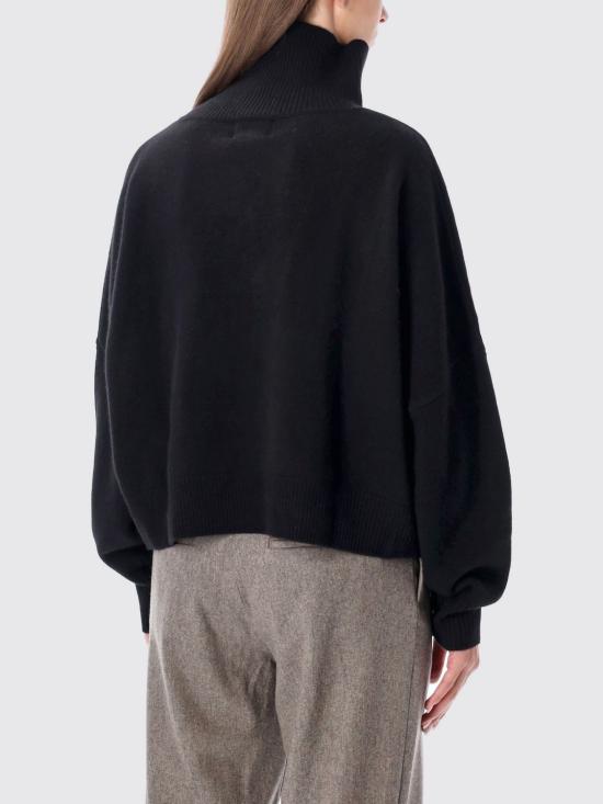 25FW 루루 스튜디오 터틀넥 LUKE Black - LOULOU STUDIO