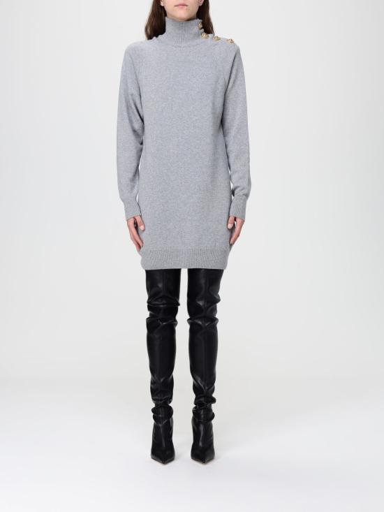 25FW 발망 롱 원피스 FF0R9382KI87 9UB Grey