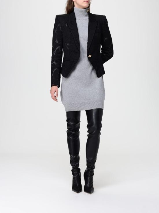 25FW 발망 롱 원피스 FF0R9382KI87 9UB Grey - BALMAIN
