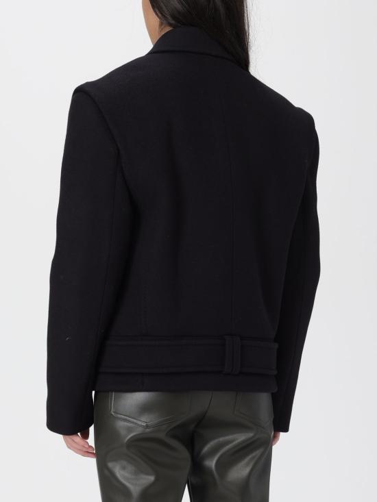 25FW 발망 코트 FF1UA095WD10 0PA Black - BALMAIN