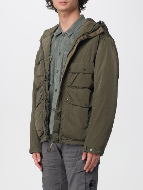 25FW 씨피 컴퍼니 렌즈 와펜 크롬R 포켓 캐주얼 자켓 19CMOW010A005904G 683 Green - C.P. COMPANY