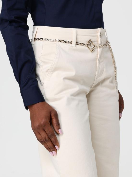 25FW 리우조 스트레이트 팬츠 MF5406T8191 20304 Natural - LIU JO