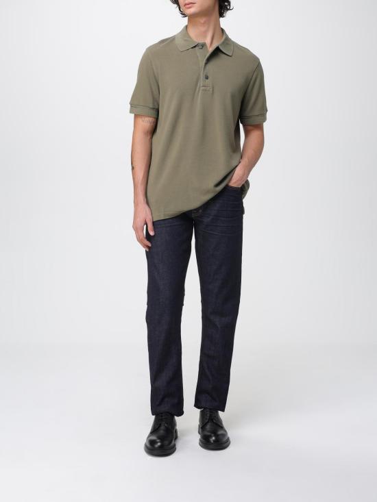 25FW 톰포드 폴로 티셔츠 JPS011JMT013 FG345 Green - TOMFORD