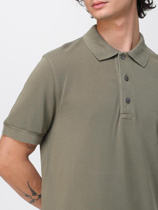 25FW 톰포드 폴로 티셔츠 JPS011JMT013 FG345 Green - TOMFORD