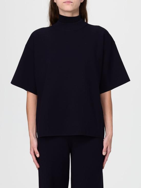 25FW 막스마라 스튜디오 반팔 티셔츠 2526366101600 004 Blue