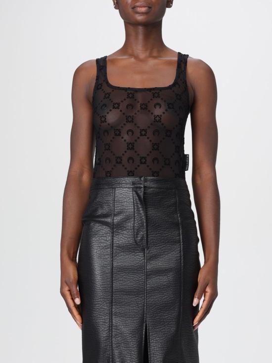 25FW 마린세르 민소매 티셔츠 WUW061ACJER0005 BK99 Black