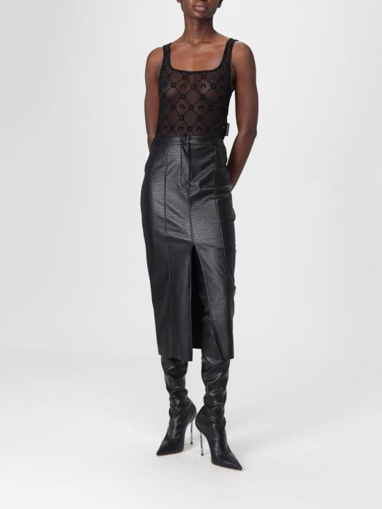 25FW 마린세르 민소매 티셔츠 WUW061ACJER0005 BK99 Black - MARINE SERRE