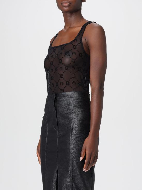 25FW 마린세르 민소매 티셔츠 WUW061ACJER0005 BK99 Black - MARINE SERRE