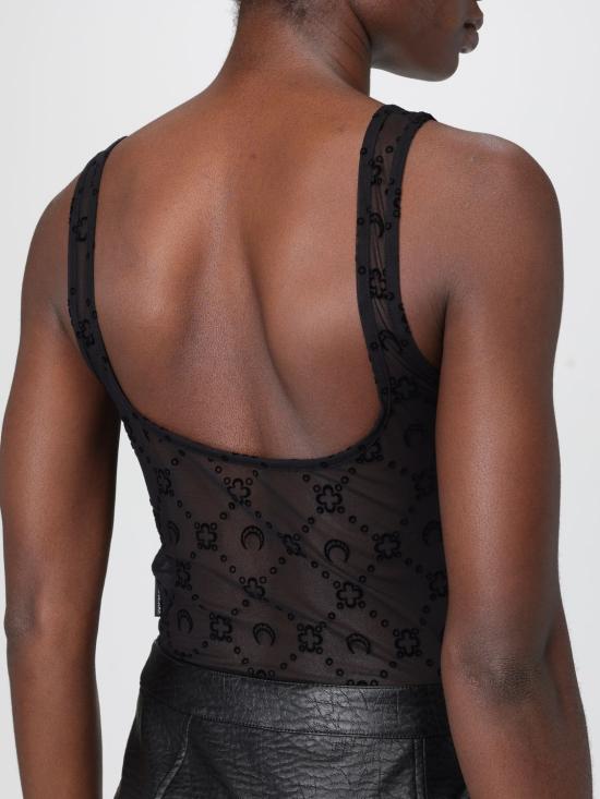 25FW 마린세르 민소매 티셔츠 WUW061ACJER0005 BK99 Black - MARINE SERRE