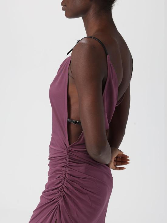 25FW 뮈글러 롱 원피스 25F3RO16986011 3527 Pink - MUGLER