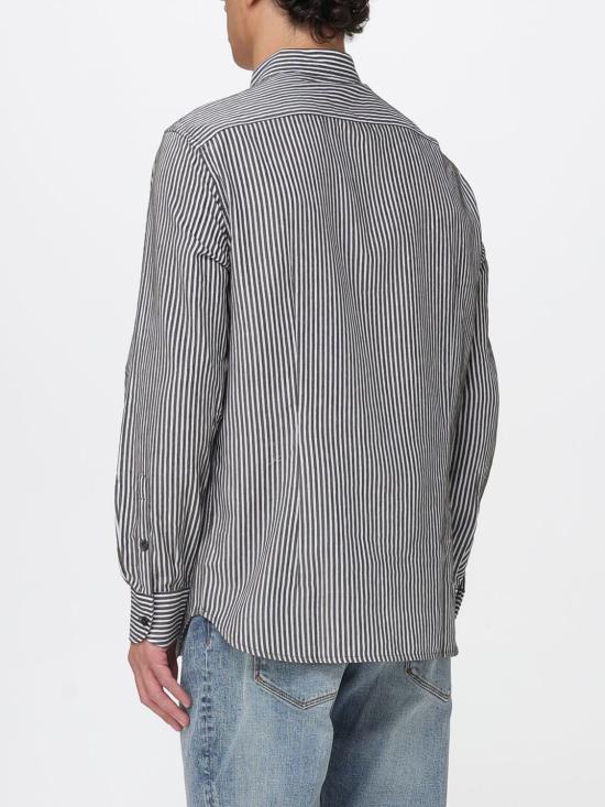 25FW 엠포리오 아르마니 긴팔 셔츠 EM003810AF19840 MC358 Ink - EMPORIO ARMANI