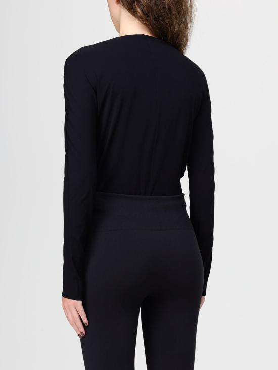 25FW 월포드 긴팔 티셔츠 79291 7005 Black - WOLFORD