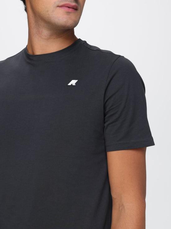 25FW 까웨 반팔 티셔츠 K7125UW USY Black - K-WAY