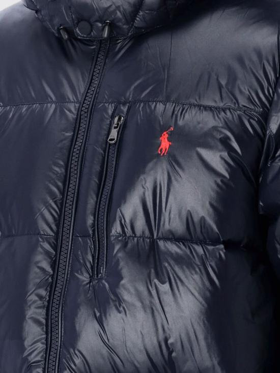 25FW 폴로 랄프로렌 고햄 글로시 다운 자켓 고햄 글로시 다운  710968281 002 Blue - POLO RALPH LAUREN